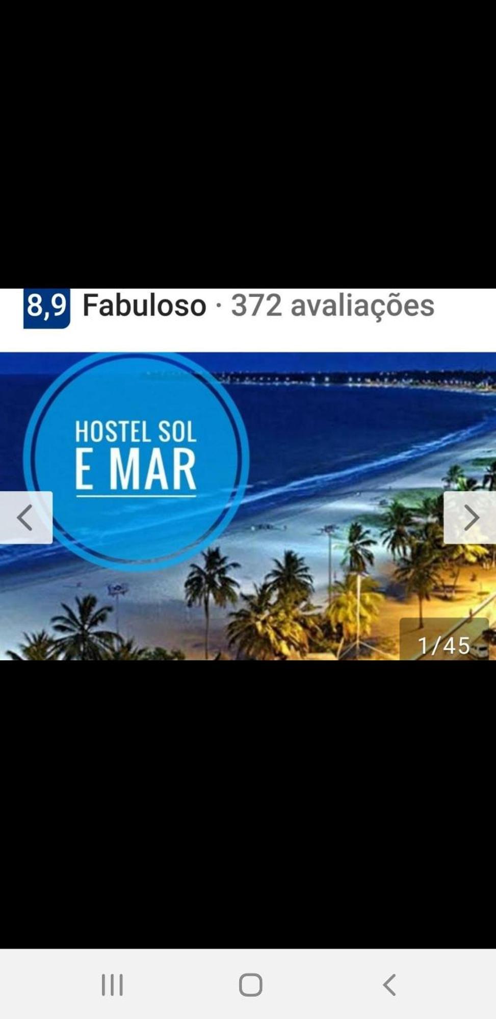 Hostel E Pousada Sol E Mar Жуан-Песоа Экстерьер фото